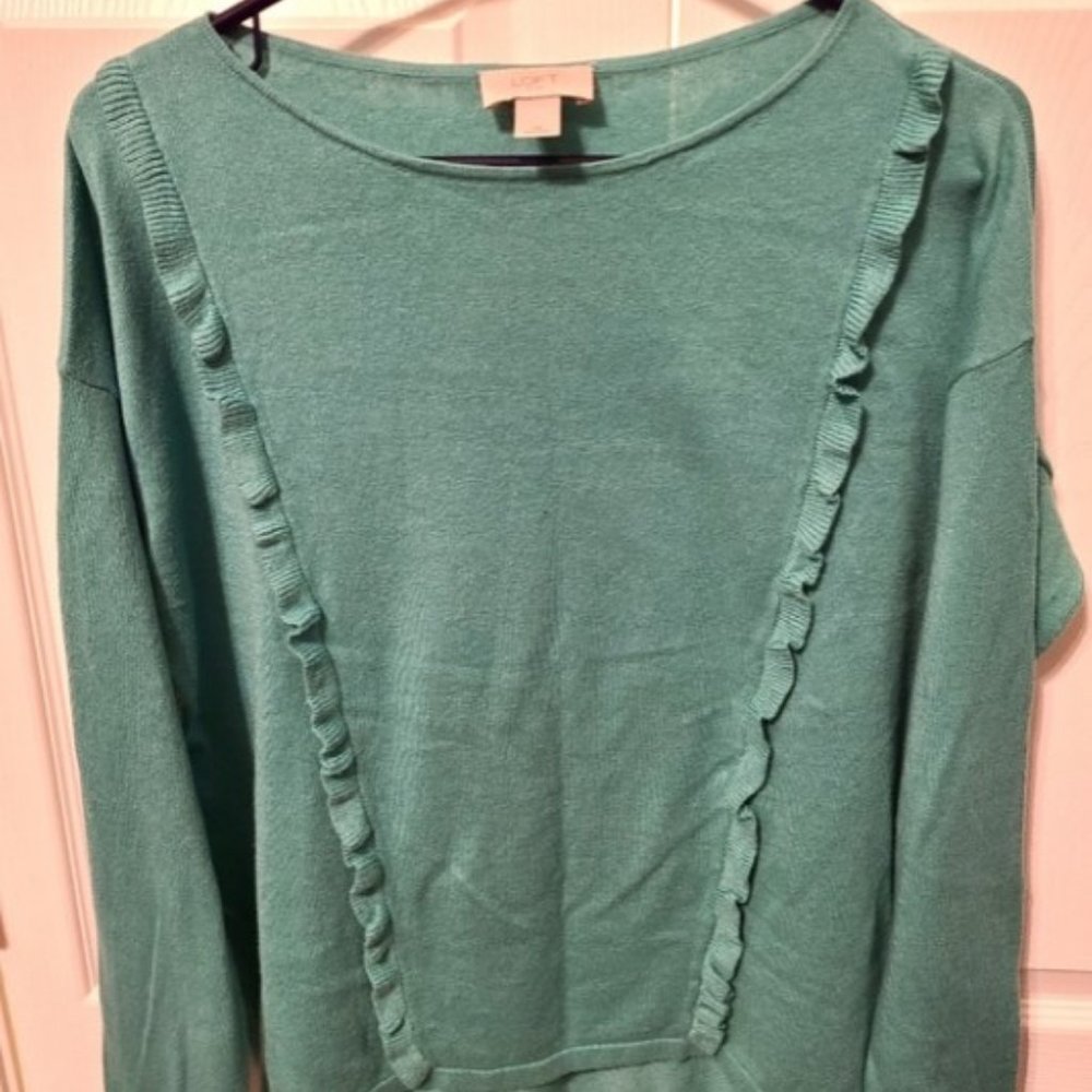 Loft Ruffled Top - image 1